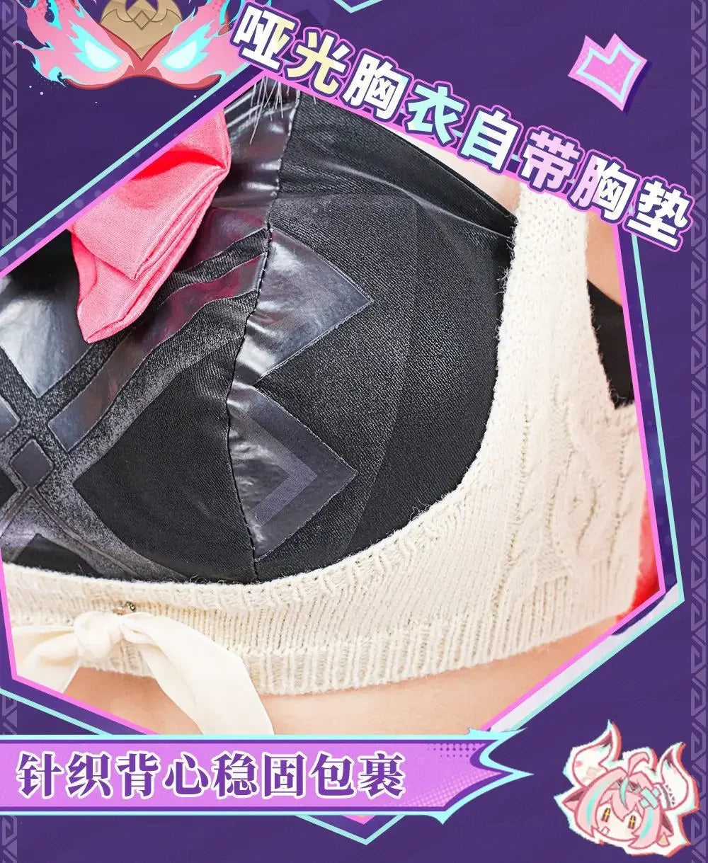Shusheng-R Genshin Impact Varesa Wrestlers Cosplay Costume Uniform Halloween Carnival Party Christmas Play Role Clothes Clothing for Women