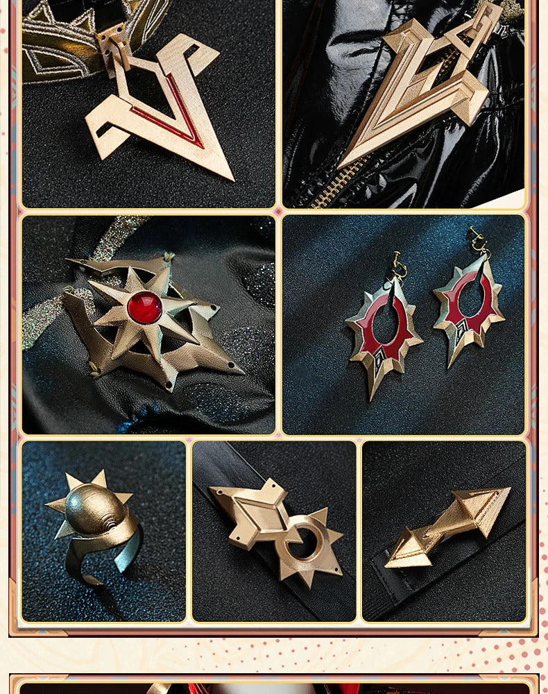 Shusheng Genshin Impact Mavuika Pyro Archon Cosplay Costume Cos Game Anime Party Uniform Hallowen Play Role Clothes Clothing
