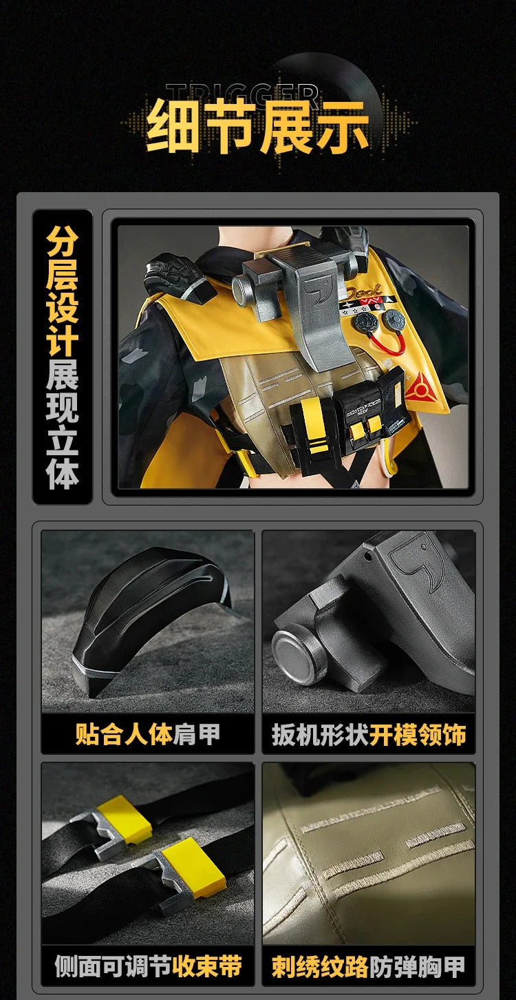 Trigger Cosplay Costume Game Zenless Zone Zero Uniform Halloween Carnival Party Christmas Play Role Clothes Clothing