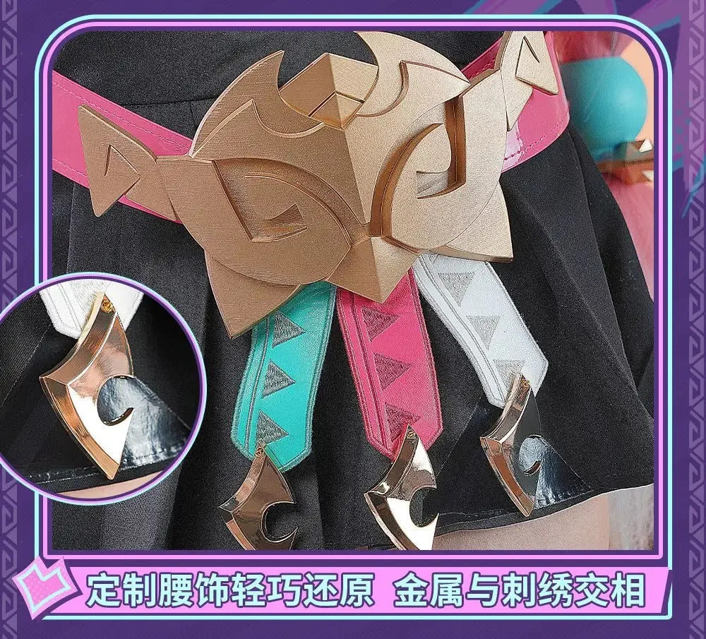 Shusheng-R Genshin Impact Varesa Wrestlers Cosplay Costume Uniform Halloween Carnival Party Christmas Play Role Clothes Clothing for Women