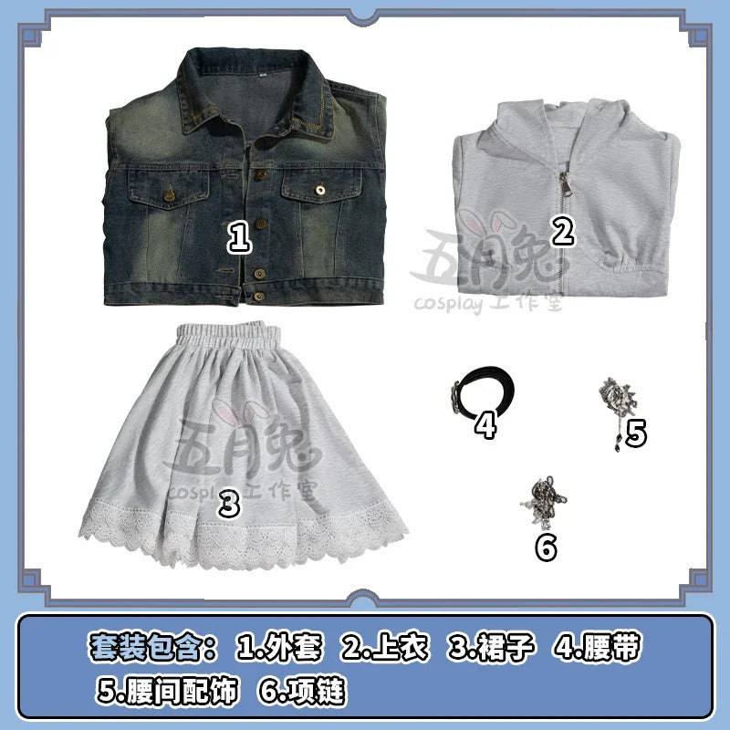 Love and Deepspace Heroines Cosplay Costume Emerald Cadence Halloween Carnival Party Christmas Play Role Clothes Clothing