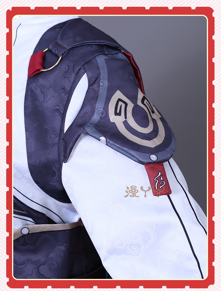 Honkai Star Rail Jing Yuan Cosplay Costume Wig Uniform Suit Set Outfits Anime Game Jingyuan Costumes for Halloween Carnival
