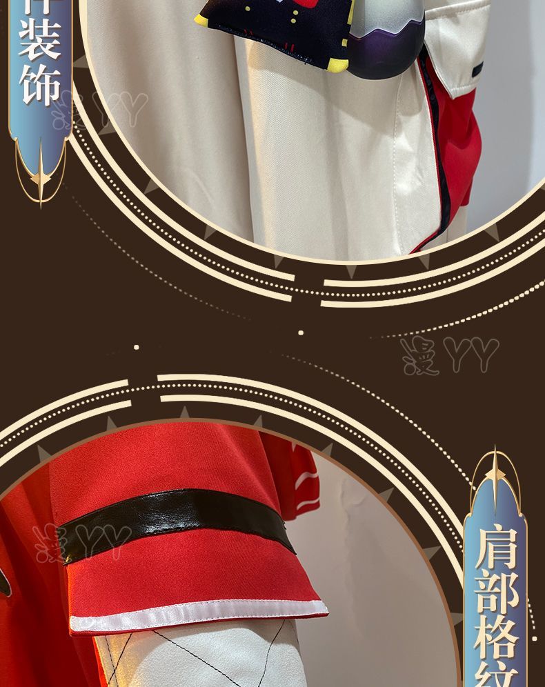 Prisoner Luca Balsa Cosplay Game Identity V Cosplay Costume Red Uniforms Coat Hat Wig Suits Party Play Clothes for Men Women