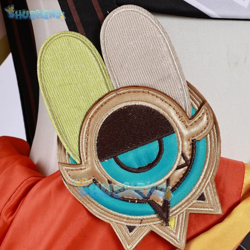 Kachina Cosplay Game Genshin Impact Costume Gorgeous Elegant Combat Uniforms Halloween Party Role Play Clothing