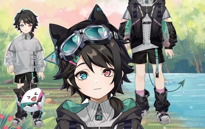 Vtuber VirtuaReal Aza Game Suit Youthful Handsome Fashion Leisure Uniform Cosplay Costume Halloween Party Outfit