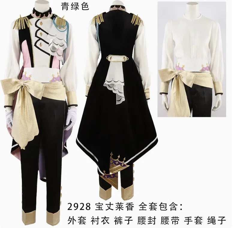Ensemble Stars Esupuri Sagiri Esu Hanamura Fuyume Natsu Kanna Hojo Raika Cosplay Costume Uniform Halloween Carnival Party