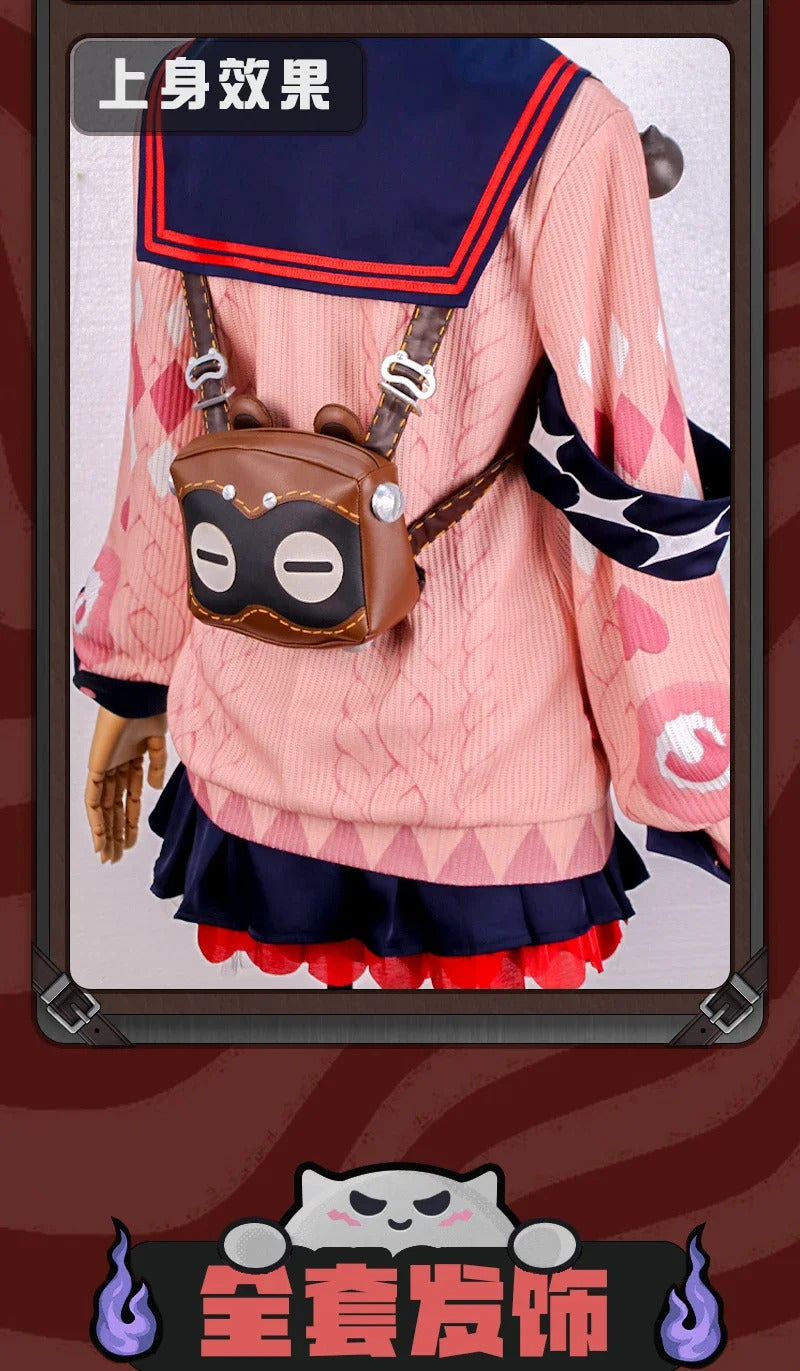 Ukinami Yuzuha Zenless Zone Zero Cosplay Costume Sweater skirt backpack doll socks props Halloween sweet women complete set