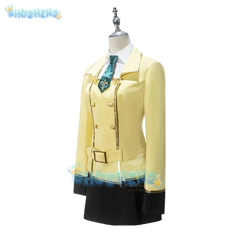 Anime Lelouch Lamp Rouge Cosplay Costume Nezuko Cosplay Code Geass CC Cosplay Halloween Uniform Girls School Dress