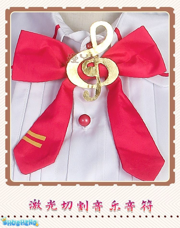 Anime Strawberry Miku 15th Anniversary Cosplay Costume Miku Lovely Lolita Dress Women Halloween Uniform Party Fancy Dress