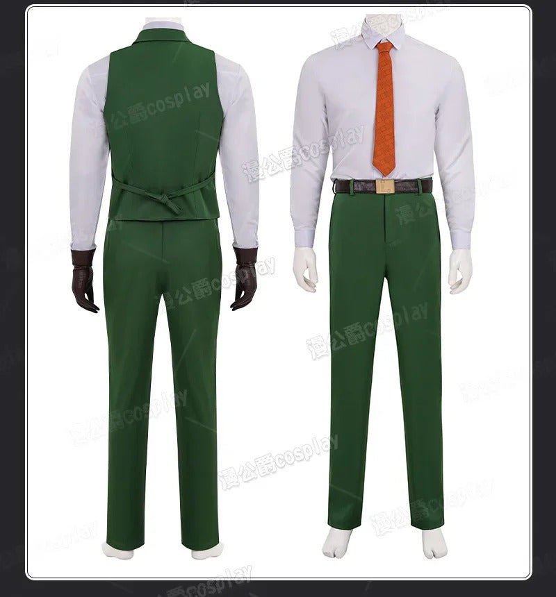 Game Rivals Loki Cosplay Fantasy Battle Suit President Costume Adult Men Roleplay Fantasia Outfits for Halloween