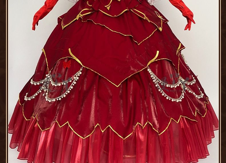 Identity V Specimen Gallery Bloody Queen Official Cosplay Costume Women's Long Dress Game Full Of Suit Character Roleplay Outfit
