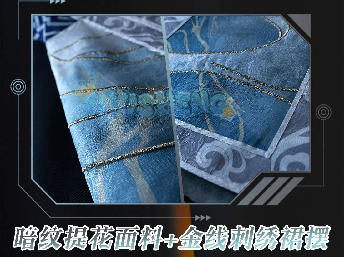 Shusheng Love And Deepspace Heroine LiuYunWanFeng Game Suit Gorgeous Dress Uniform Cosplay Costume Halloween Party Outfit Women