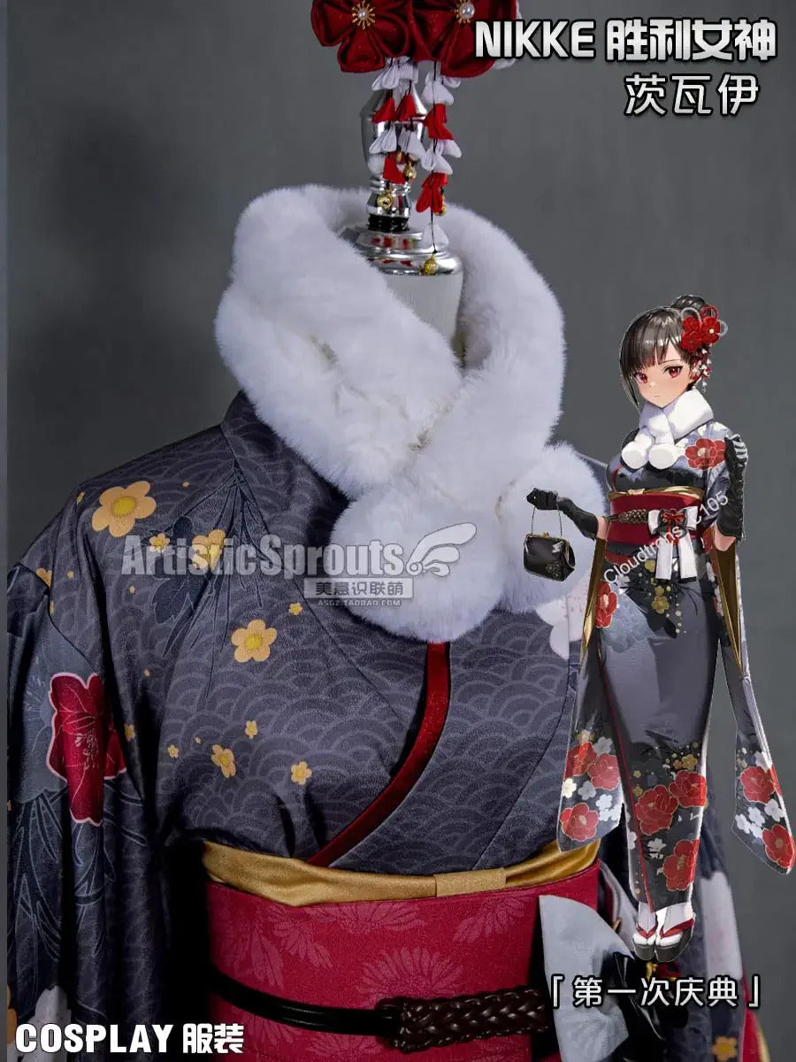 NIKKE:The Goddess of Victory Zwei Cosplay Costume Halloween party new kimono dress accessories props wig woman uniform set