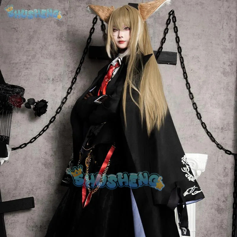 Arknights Vulpisfoglia Cosplay Costume Uniform Halloween Carnival Party Christmas Play Role Clothes Clothing for Women