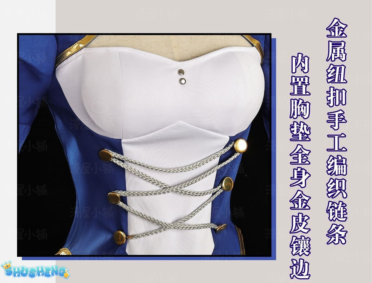 Saber Cosplay Costume Game Fate/Stay Night Cosplay DUDU-SR Artoria Pendragon Saber Women Costume Armor Arutoria Halloween FGO