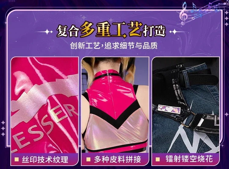 Game Juno OVERWATCH2 Cosplay OW Linkage Girl Goup Costume Halloween Party Sweet Women Uniform Props Accessories Set