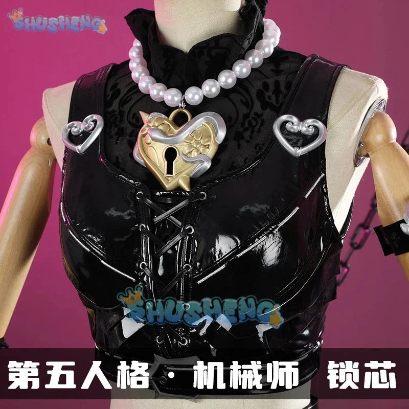 Game Identity V Mechanic Cosplay Costume Mechanic Lock Core Cosplay Outfit Tracy Reznik Role Play For Hallowmas Party