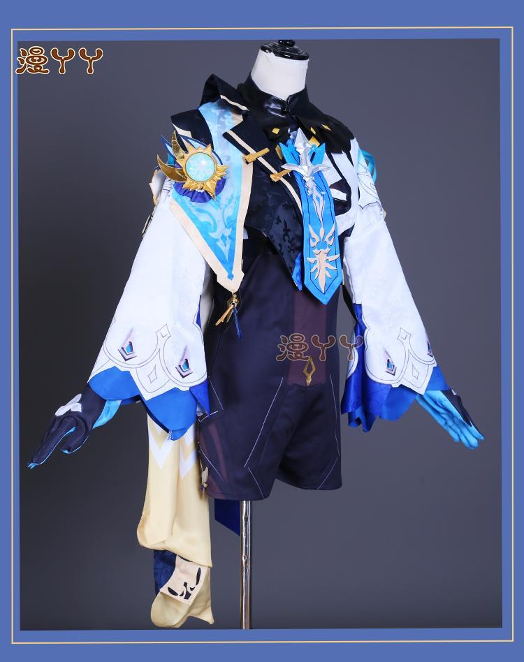Anime Genshin Impact Eula Game Suit Uniform Cosplay Costume Halloween Carnival Costume For Women
