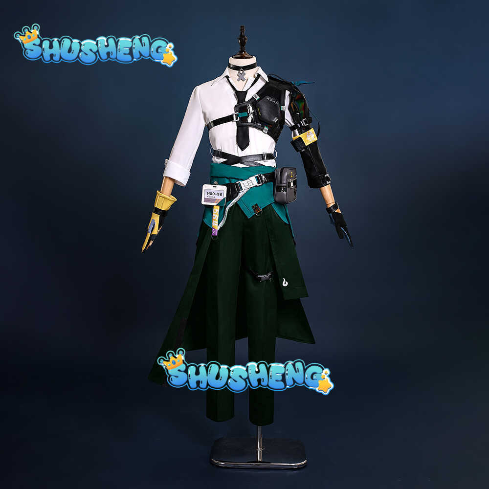 Asaba Harumasa Cosplay Game Zenless Zone Zero Costume Male Boys Uniform Gloves Belt Headband Men Disguise Halloween Suit