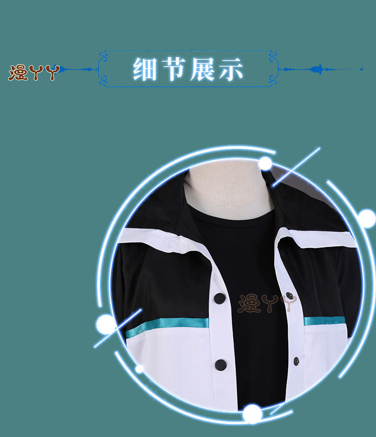 Mayuzumi Kai Cosplay Costume Fancy Outfits Top Pants Coat Vtuber Clothing Halloween Carnival Uniforms Custom Made