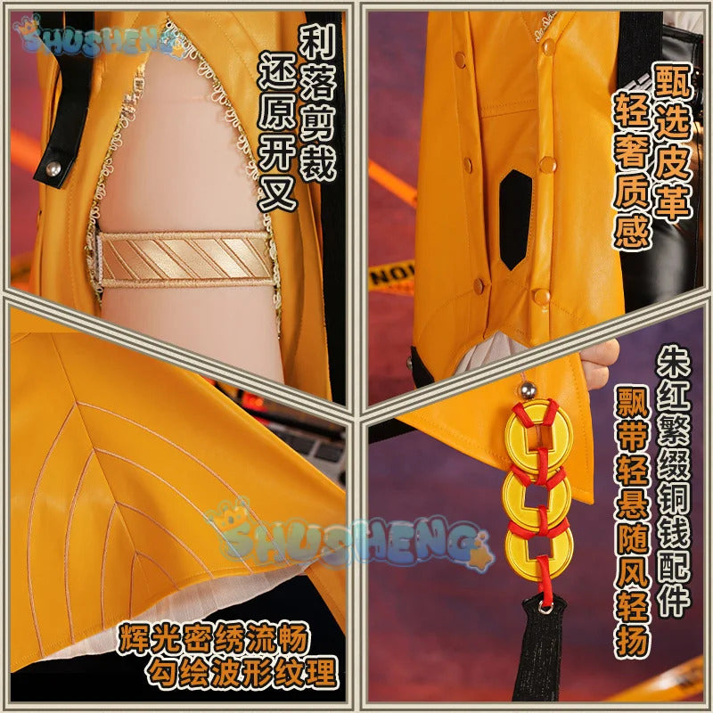 Zenless Zone Zero Yixuan Cosplay Costume Yunyue Mountain Uniform Halloween Carnival Party Christmas Play Role Clothes Clothing
