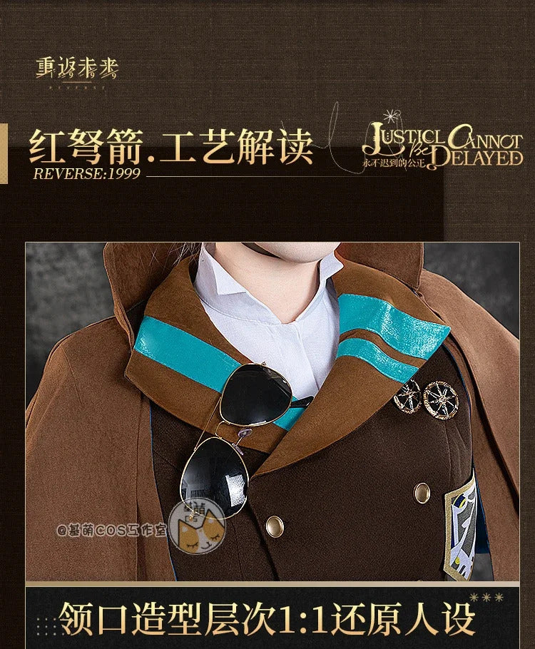Game Reverse:1999 Lilya Cosplay Costume JUSTICL CANNOT BE DELAYED Uniform Halloween Carnival Party Christmas Play Role Clothing