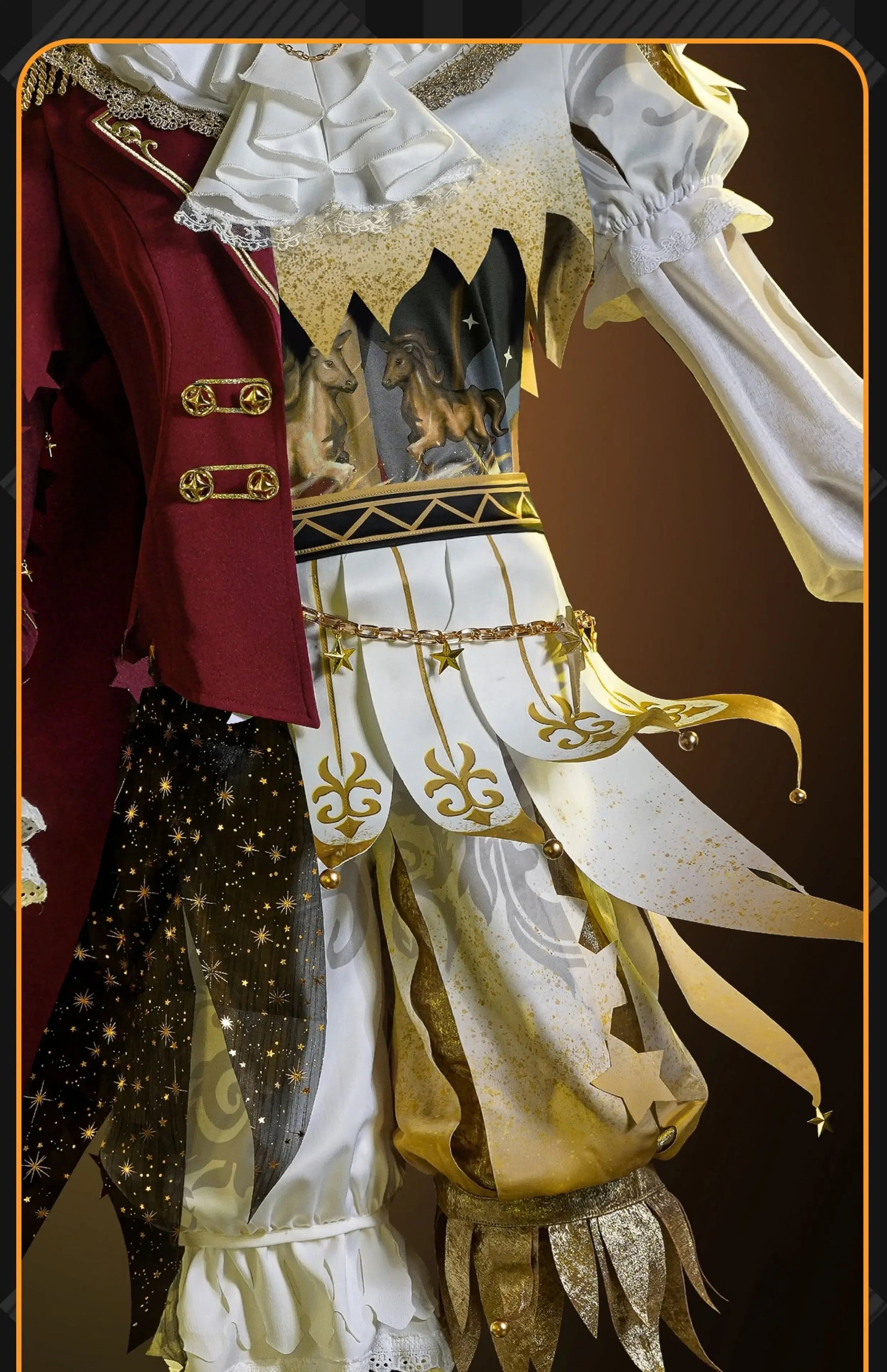 Games Identity V Mike Morton Cosplay Costume Acrobat King of noisy Stars Uniform Halloween Carnival Party Play Role Clothing