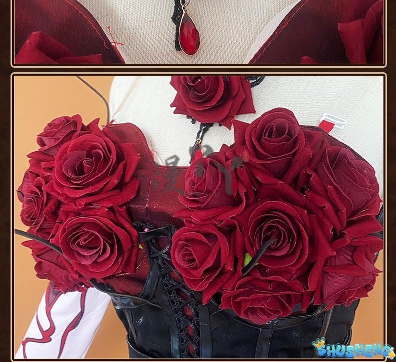 Game Identity ⅤBloody Queen Mary Cosplay Costume Women Girls Dress Roleplay Fantasia Outfits Halloween Carnival Uniform