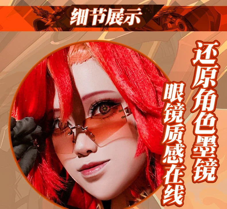 Mavuika Cosplay Costume Game Genshin Impact Uniform Halloween Carnival Party Christmas Play Role Clothes Clothing for Women