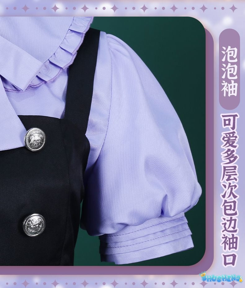 Rikka Takanashi Cosplay Costume Summer Gothic Dress Wig Halloween sweet girl New uniform Hero Cos