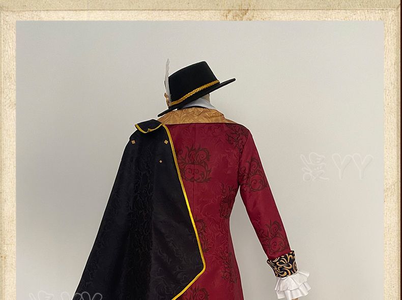 Identity V Norton Campbell Prospector Cosplay Costume Coat shirt shawl vest tie hat props Halloween gorgeous knight uniform set