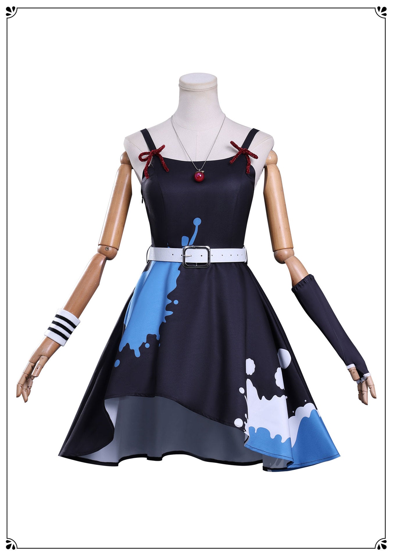 Anime Girls Band Cry Hina Tomo 486 Cosplay Costume JK Dress Skirt Headwear Woman Sexy Carnival Halloween Suit