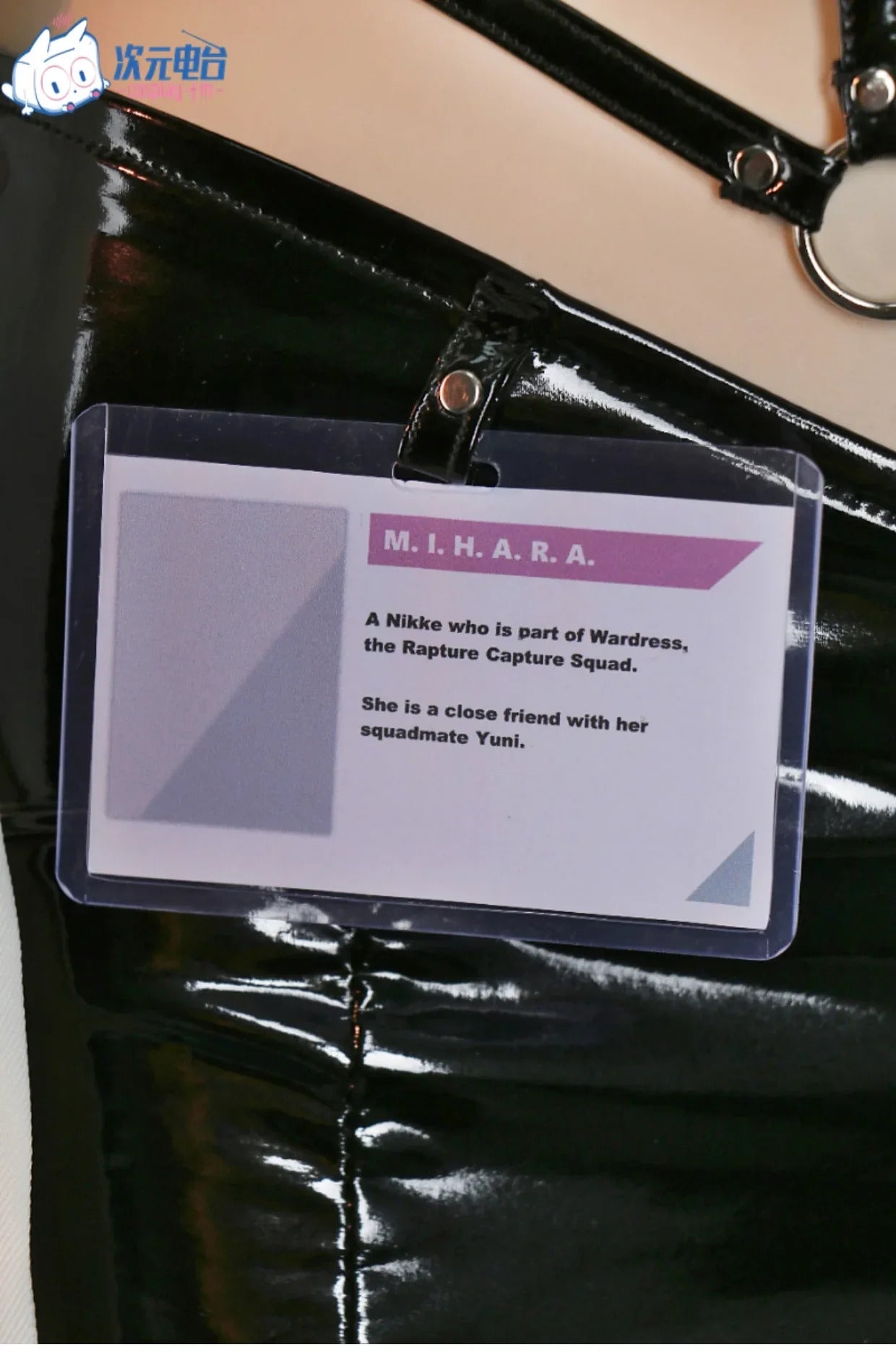 NIKKE:The Goddess of Victory Mihara Cosplay Costume Halloween Carnival Tie up black sexy jumpsuit accessories props uniform set