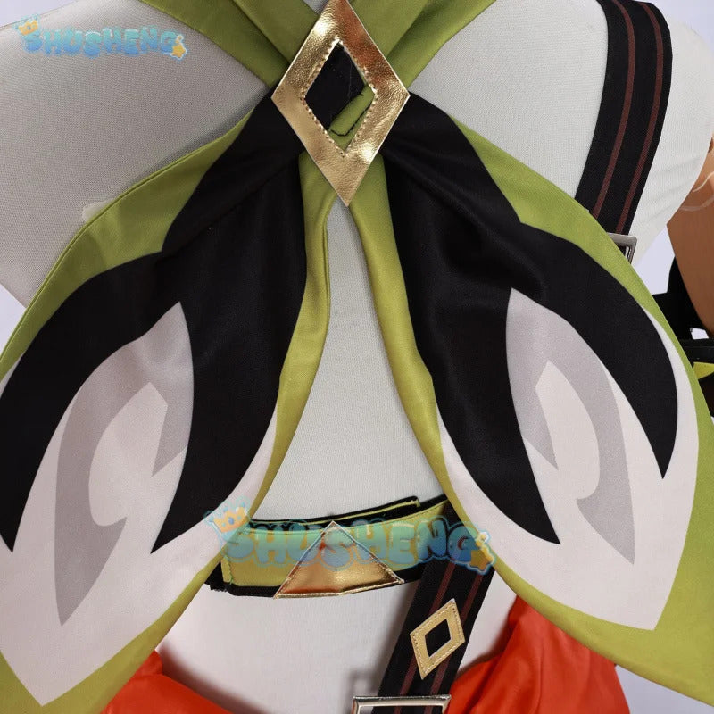 Kachina Cosplay Game Genshin Impact Costume Gorgeous Elegant Combat Uniforms Halloween Party Role Play Clothing