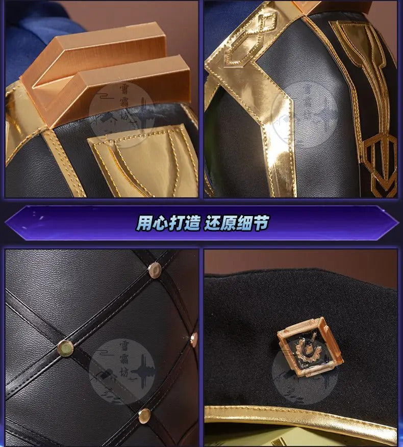 Shusheng lol arcane Season 2 VI Caitlyn cosplay costume uniform Halloween Carnival Party Christmas play rode clothing