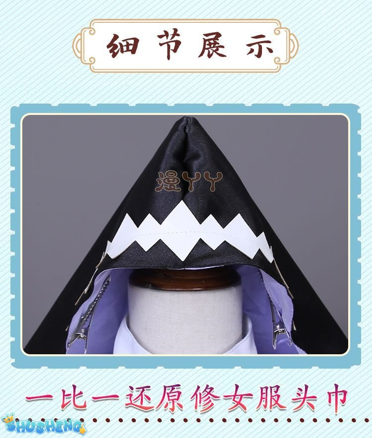 Anime! Honkai Impact 3 Kallen Kaslana Nun's outfit Lovely Uniform Cosplay Costume Halloween Suit