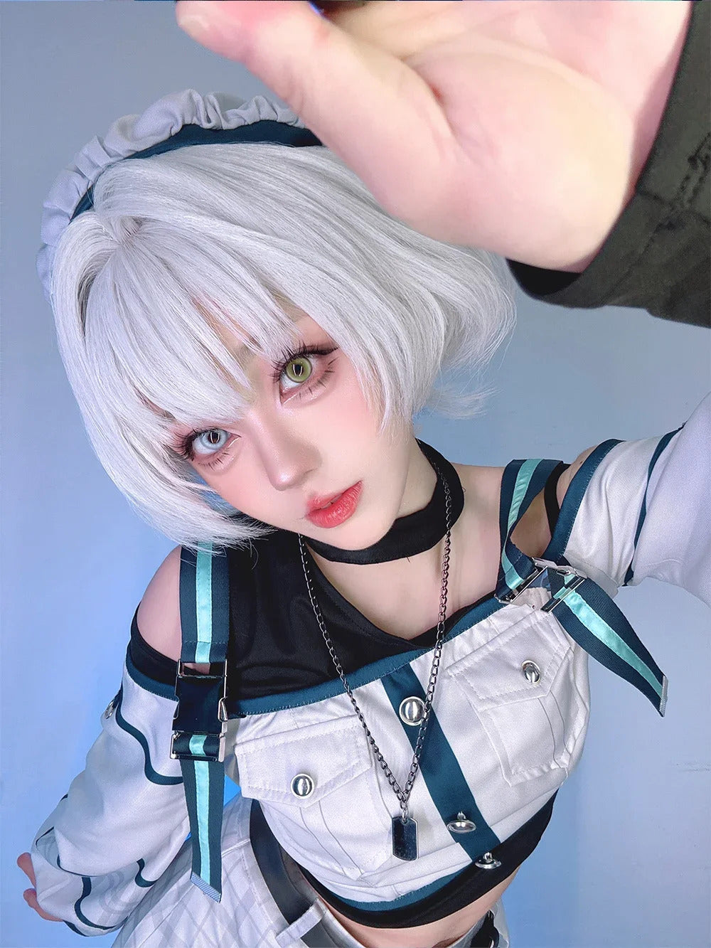 Shusheng-R BanG Dream! It's MyGO!!!!! Raana Kaname Cosplay Costume Girl Halloween Party Sweet Uniform Hat Skirt Socks Belt Accessories Set