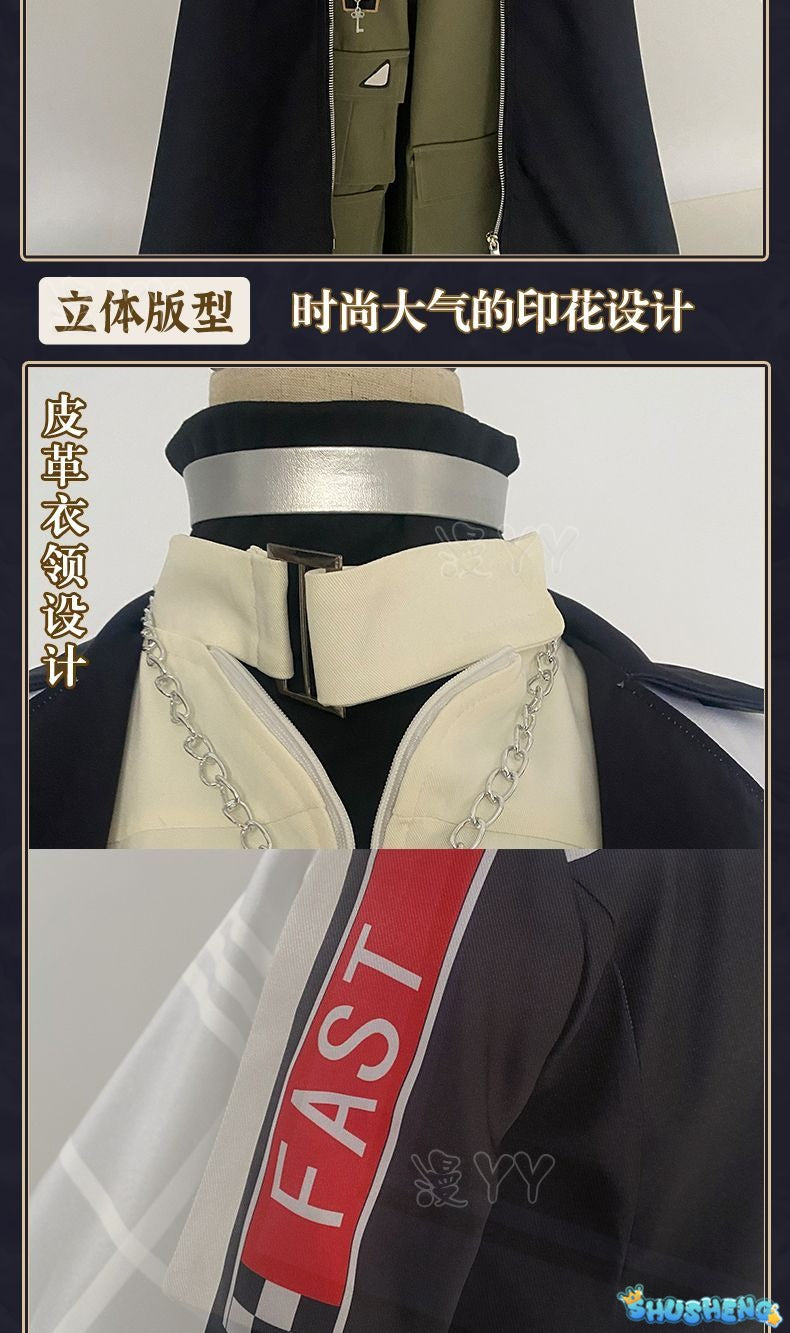 Alva Lorenz Cosplay Costume Identity V Hermit Suit Handsome Uniform Halloween Carnival Suit Fancy Outfits