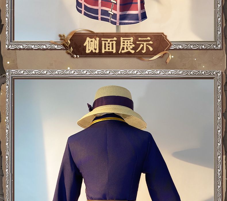 Game Identity V Doctor Emily Dyer Ivory Tower Cosplay Costume Women Dress Anime Outfit Halloween Party Roleplay Fullset