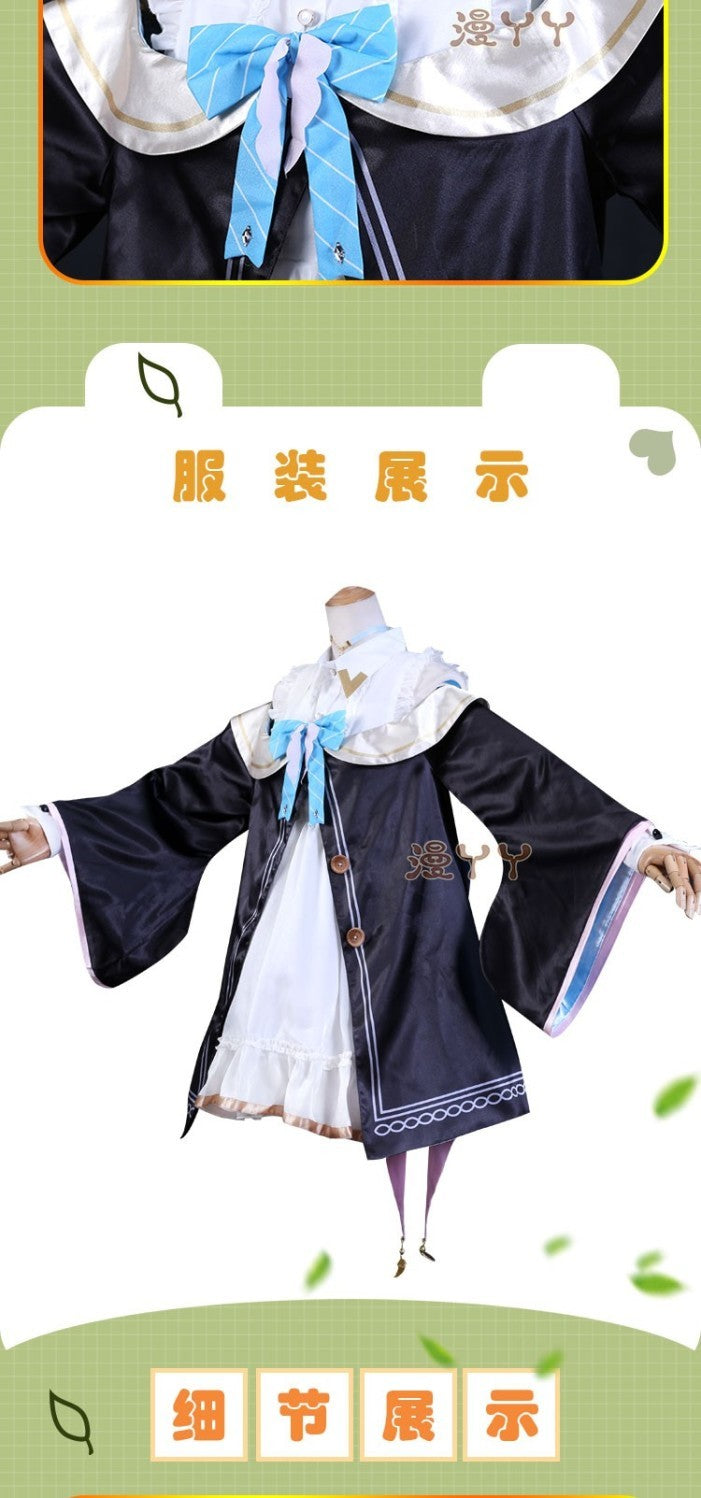Anime VTuber Kagura Nana Cosplay Costume Artist Skin Sweet Lovely Uniform Dress Carnival Party Role Play Clothing New