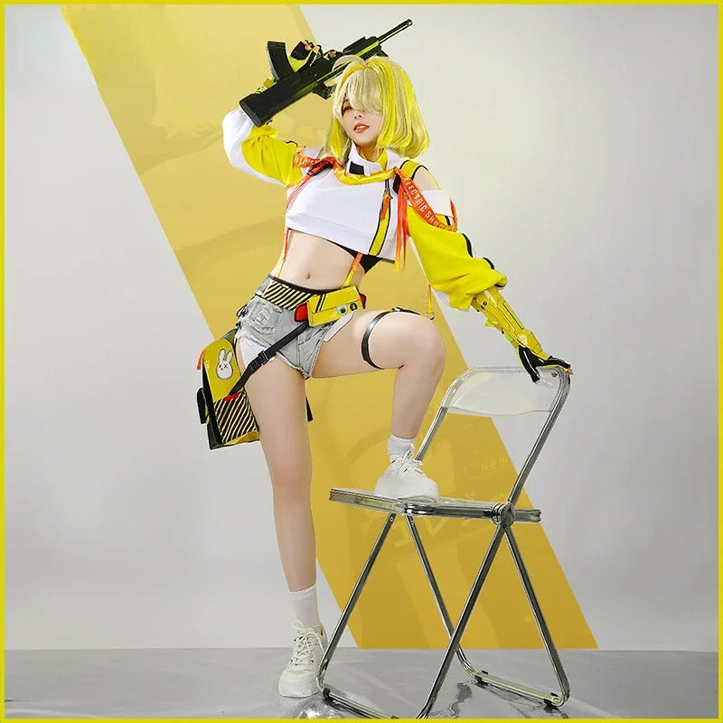 Shusheng-R NIKKE:The Goddess of Victory Elegant Cosplay Elegg Costume Coat waist bag shorts gloves belt accessories Halloween sweet set