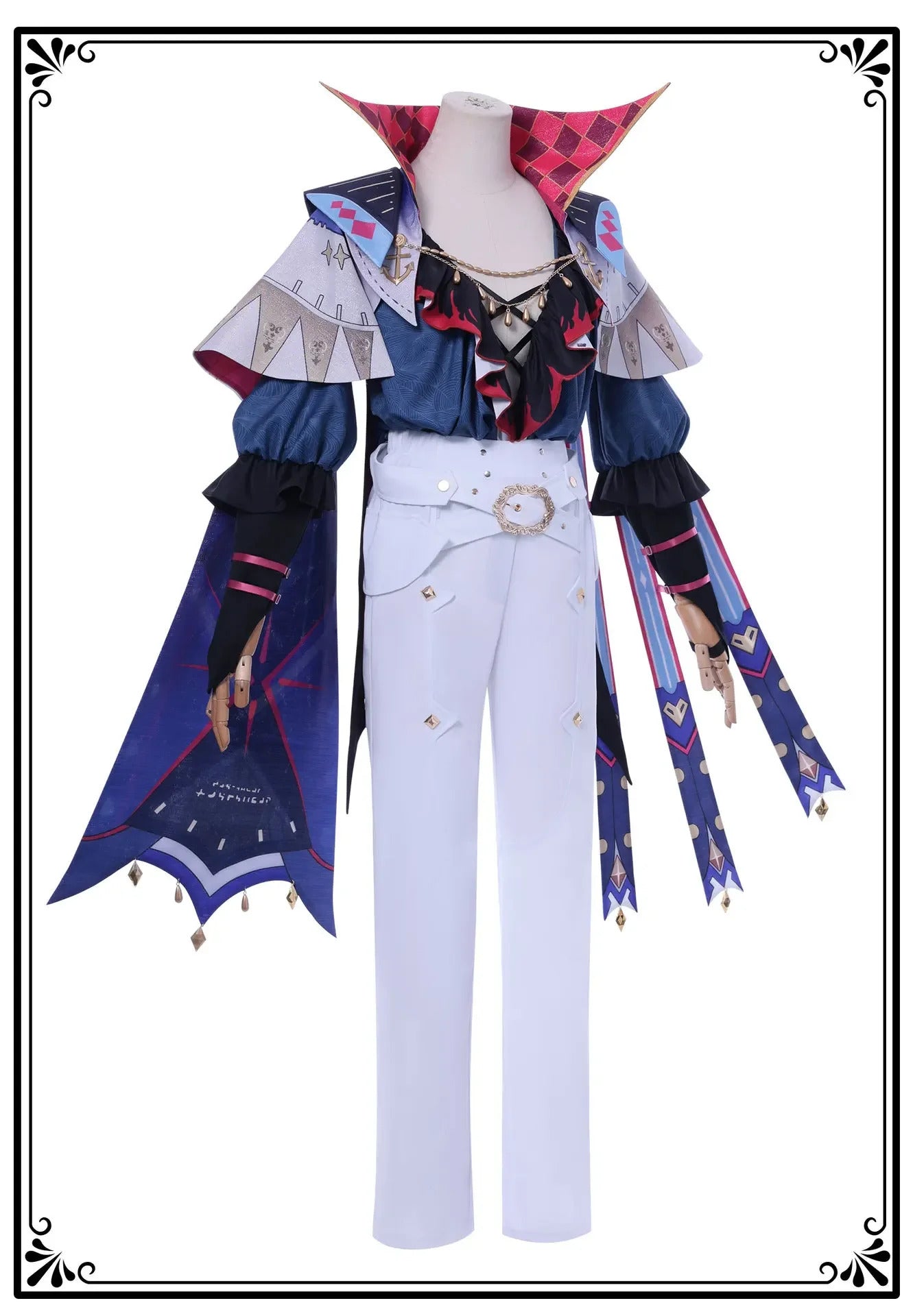 Game Wuthering Waves Brant Cosplay Costume Halloween party hat cloak wig prop set men women new handsome Brant uniform XS-XXXL
