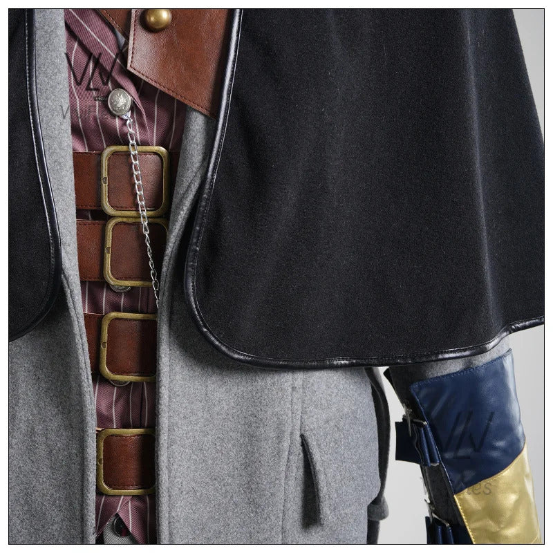 Game Bloodborne Gehrman Cosplay Costume Halloween outfits Women Men New Suit Uniform Accessories and props set in stock