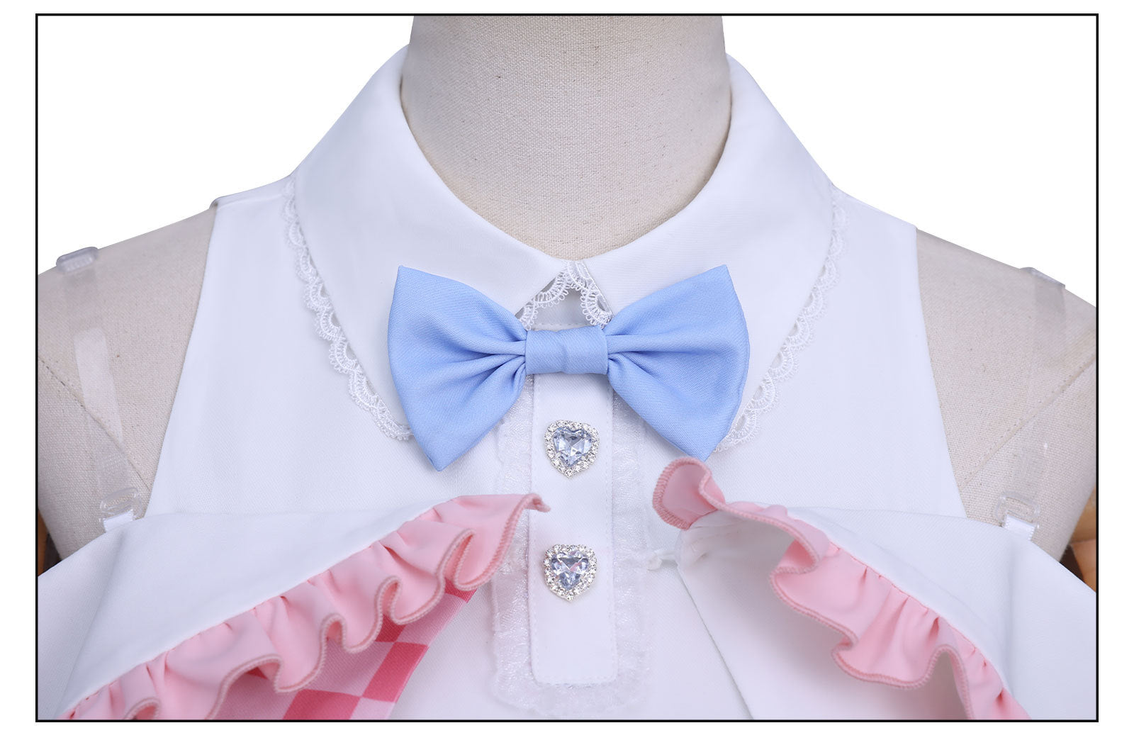 Anime Girls Band Cry Hina Tomo 486 Cosplay Costume JK Dress Skirt Headwear Woman Sexy Carnival Halloween Suit