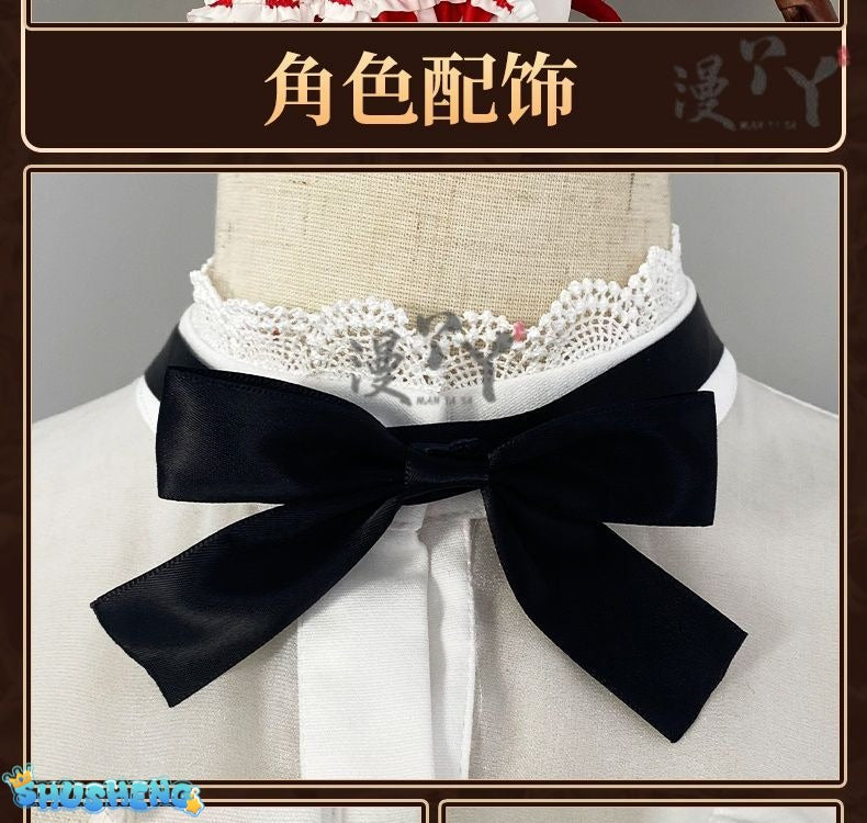Game Identity V Vera Nair Miss K Cosplay Costume Lace Lolita Dress Women's Dress Anime Perfumer Role-play Wig Shoe Prop Suits