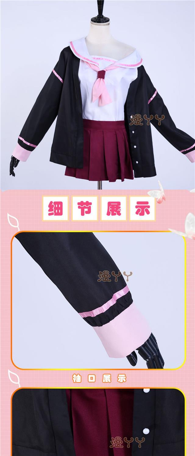 Blue Archive Shimoe Koharu Cosplay Costume Sailor Uniform Suit With Hat Wing Women Girl Halloween Party Outfit Headwear