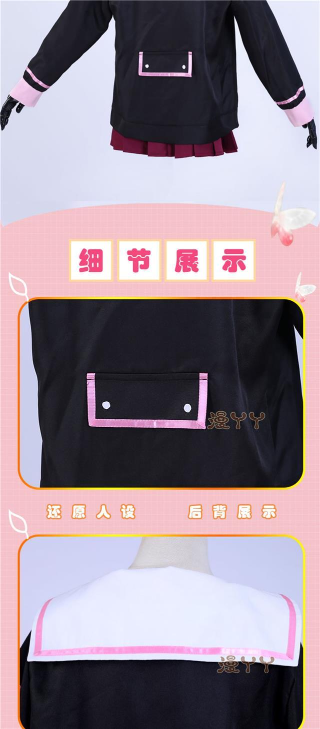 Blue Archive Shimoe Koharu Cosplay Costume Sailor Uniform Suit With Hat Wing Women Girl Halloween Party Outfit Headwear
