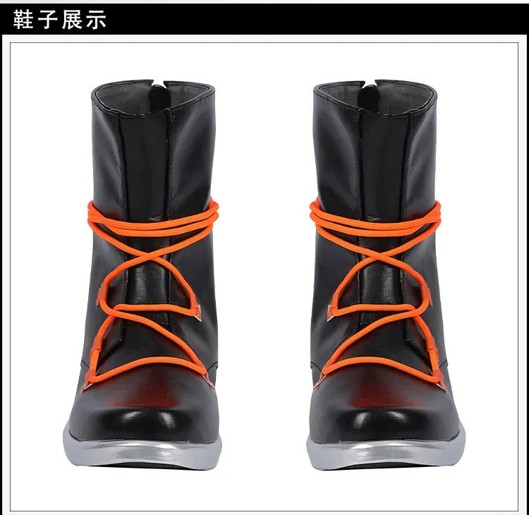 Shusheng-R Game Valorant Yoru Cosplay Men Costume Roleplay Fantasia Outfits Jacket Gloves Man Fancy Dress Up Party Clothes For Role Playing