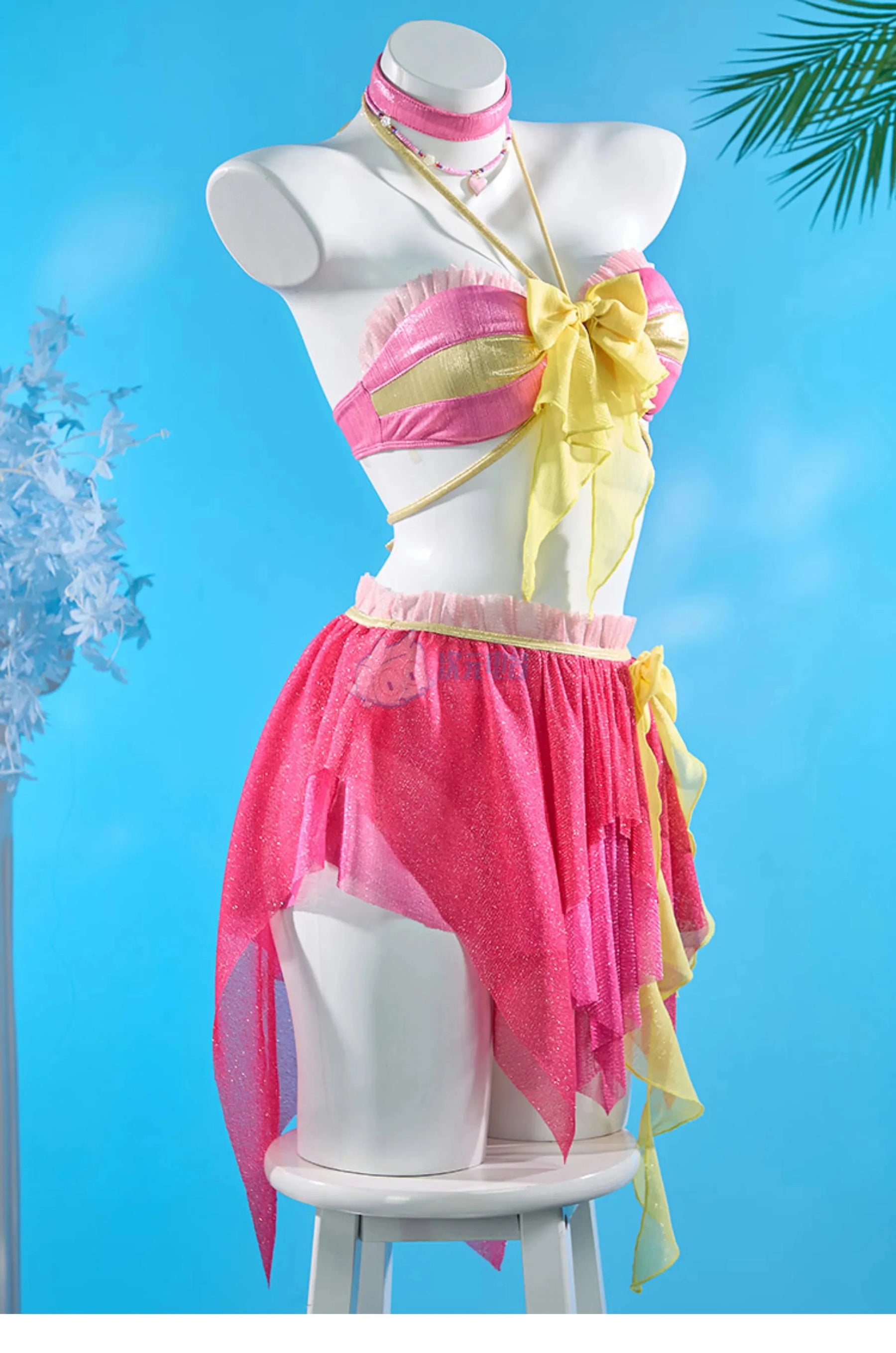 Movie Musa Cosplay Costume Halloween party sexy dress accessories prop wing set women beach sexy swimsuit uniform
