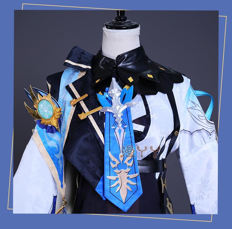 Anime Genshin Impact Eula Game Suit Uniform Cosplay Costume Halloween Carnival Costume For Women